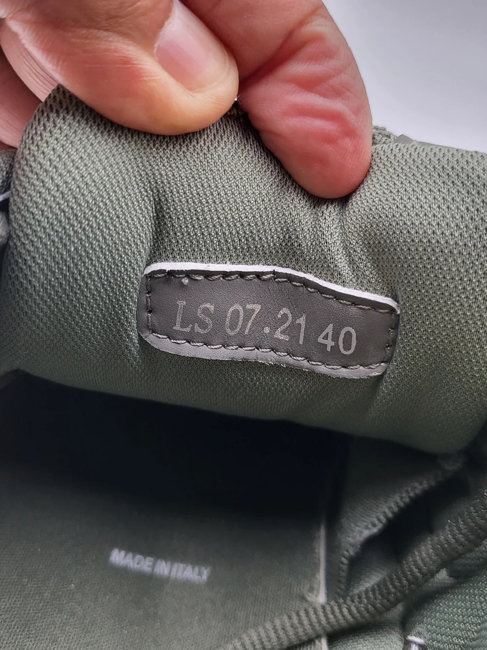Christian Dior B30 Reflective Cd30 Sneakers Olive Green, EU M 40.